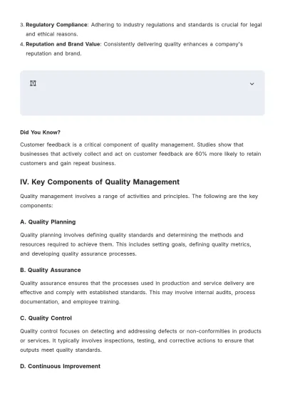 Free Quality Management White Paper Template to Edit Online