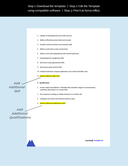 media-assistant-job-ad-and-description-template-google-docs-word