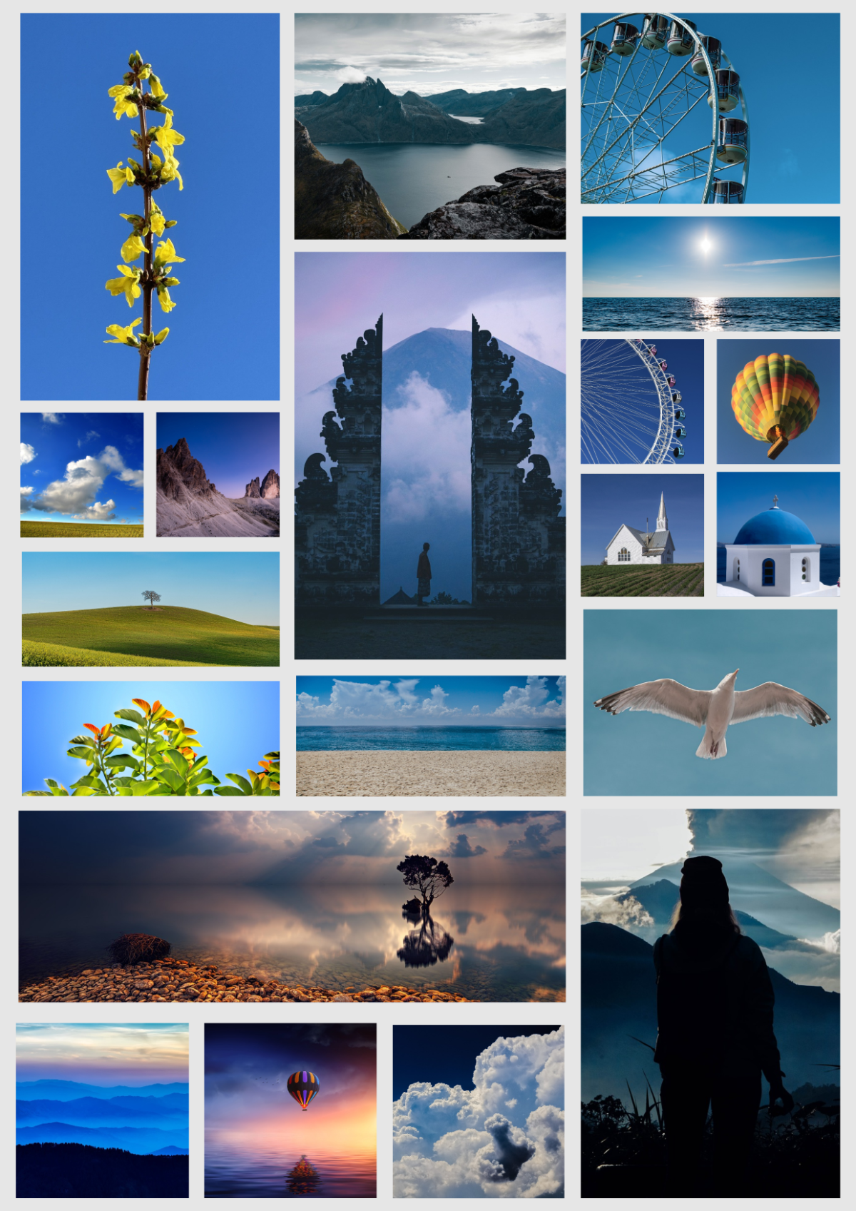 Free 20 Photo Collage Template