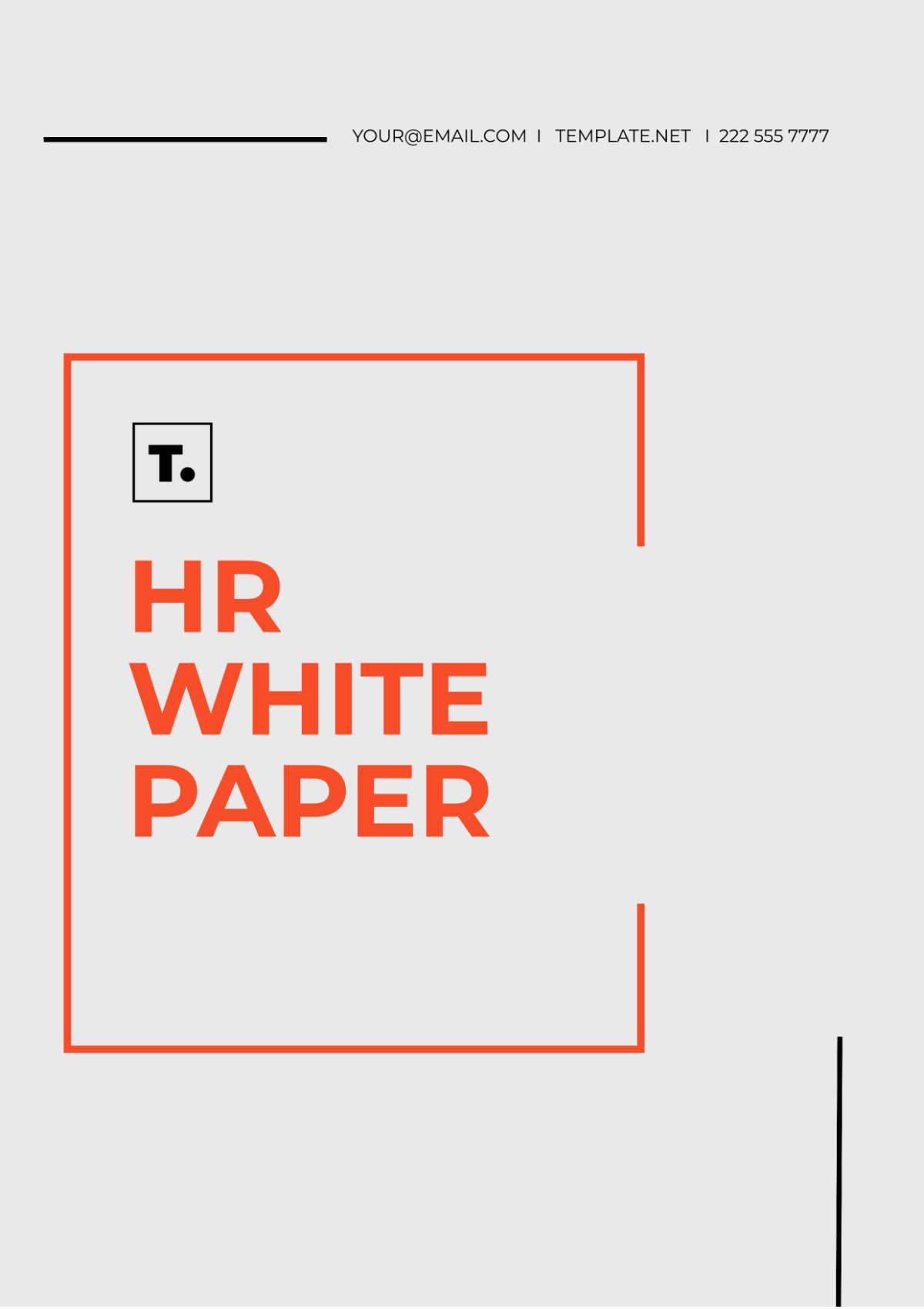 HR White Paper Template