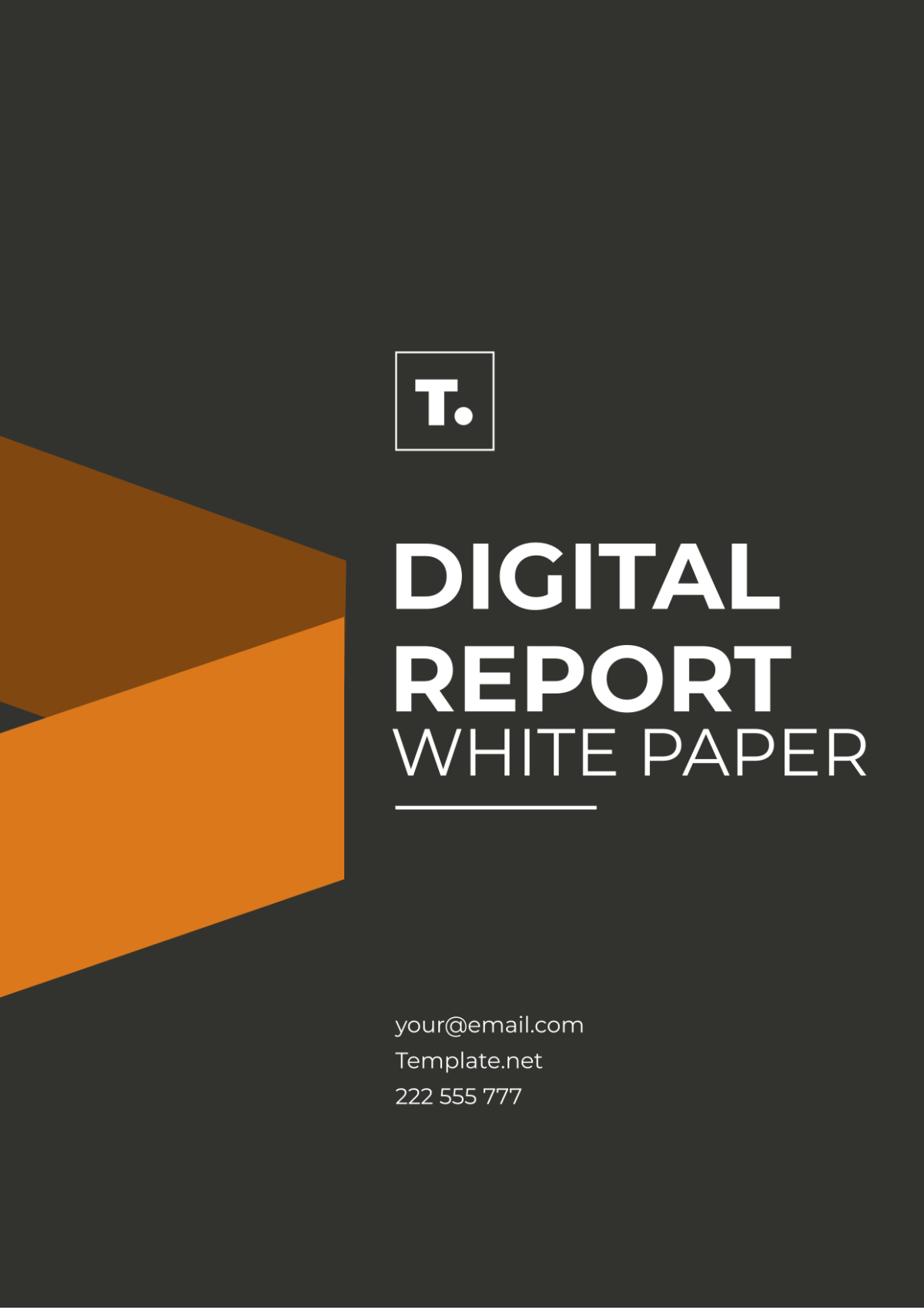 Digital Report White Paper Template