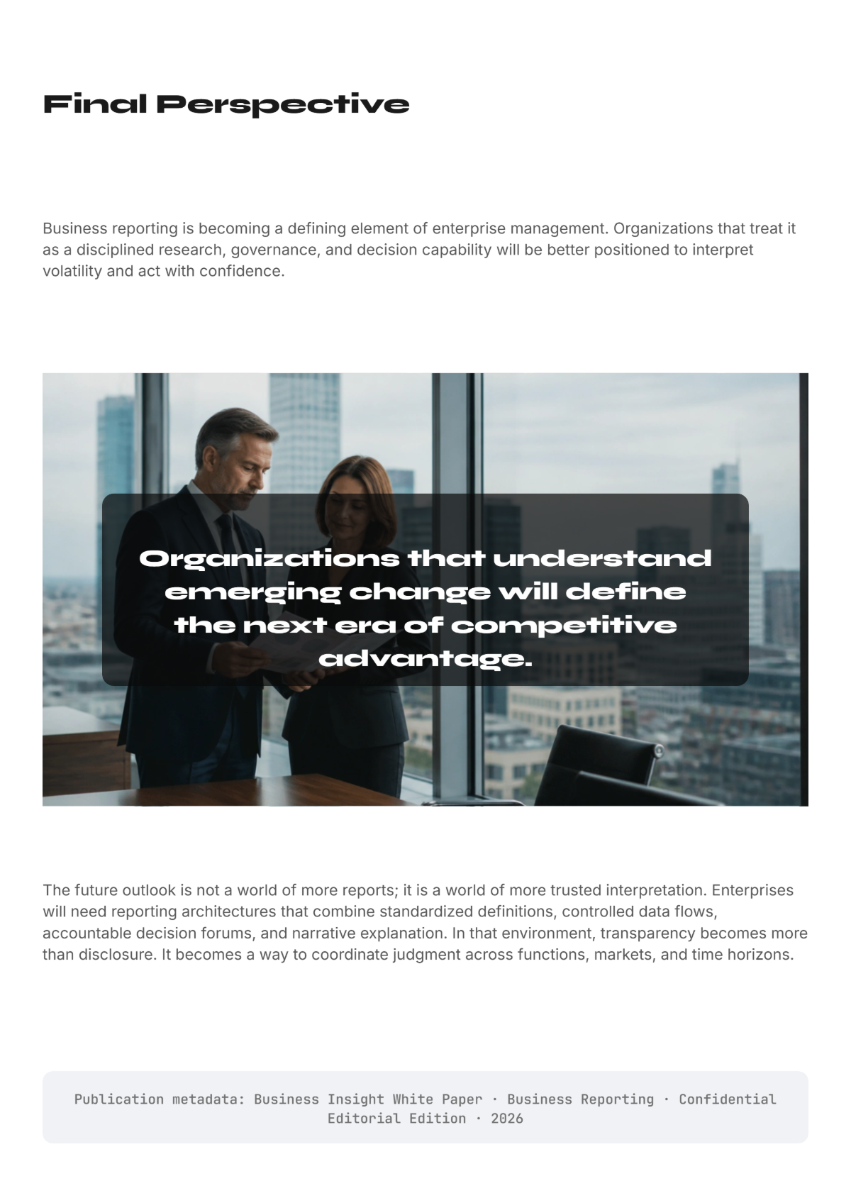 Free Business Report White Paper Template to Edit Online