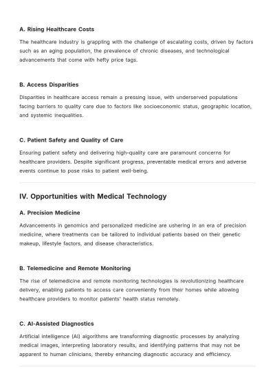 Free Medical White Paper Template to Edit Online