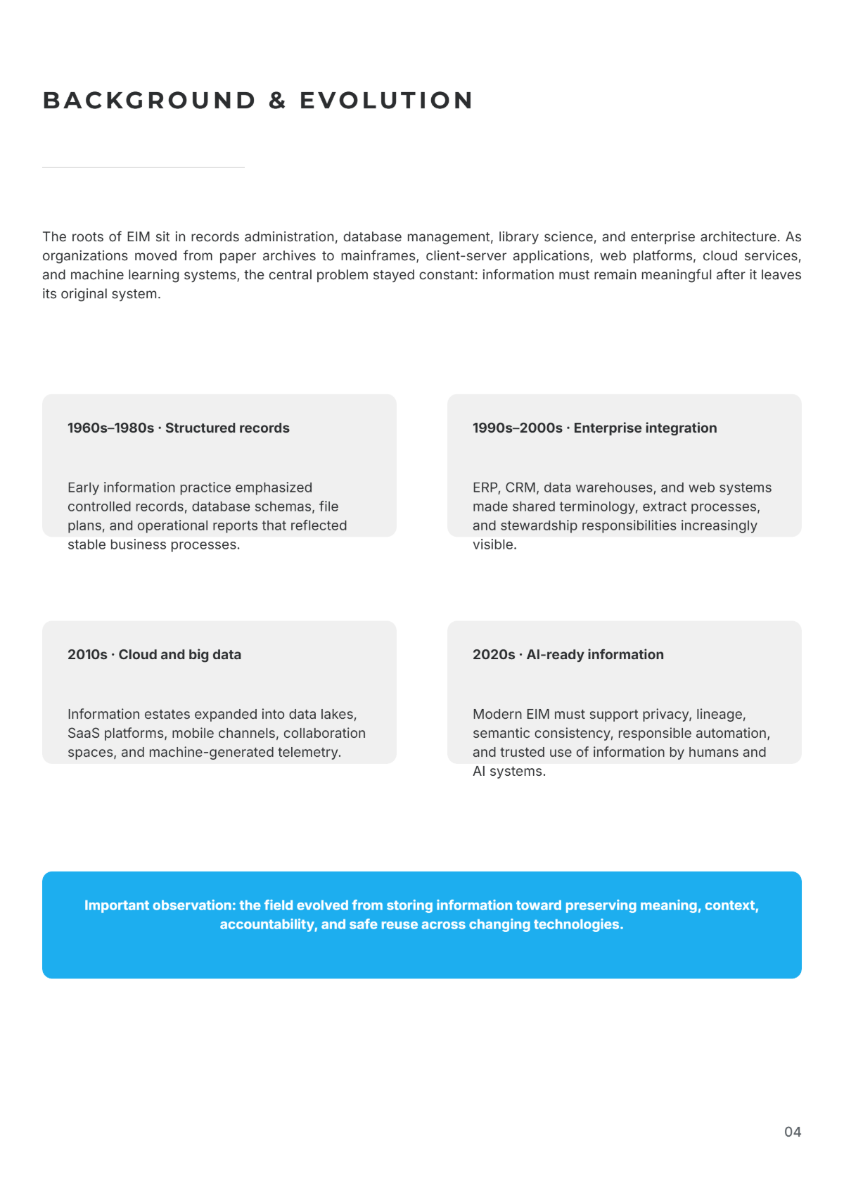 Free Information Management White Paper Template to Edit Online