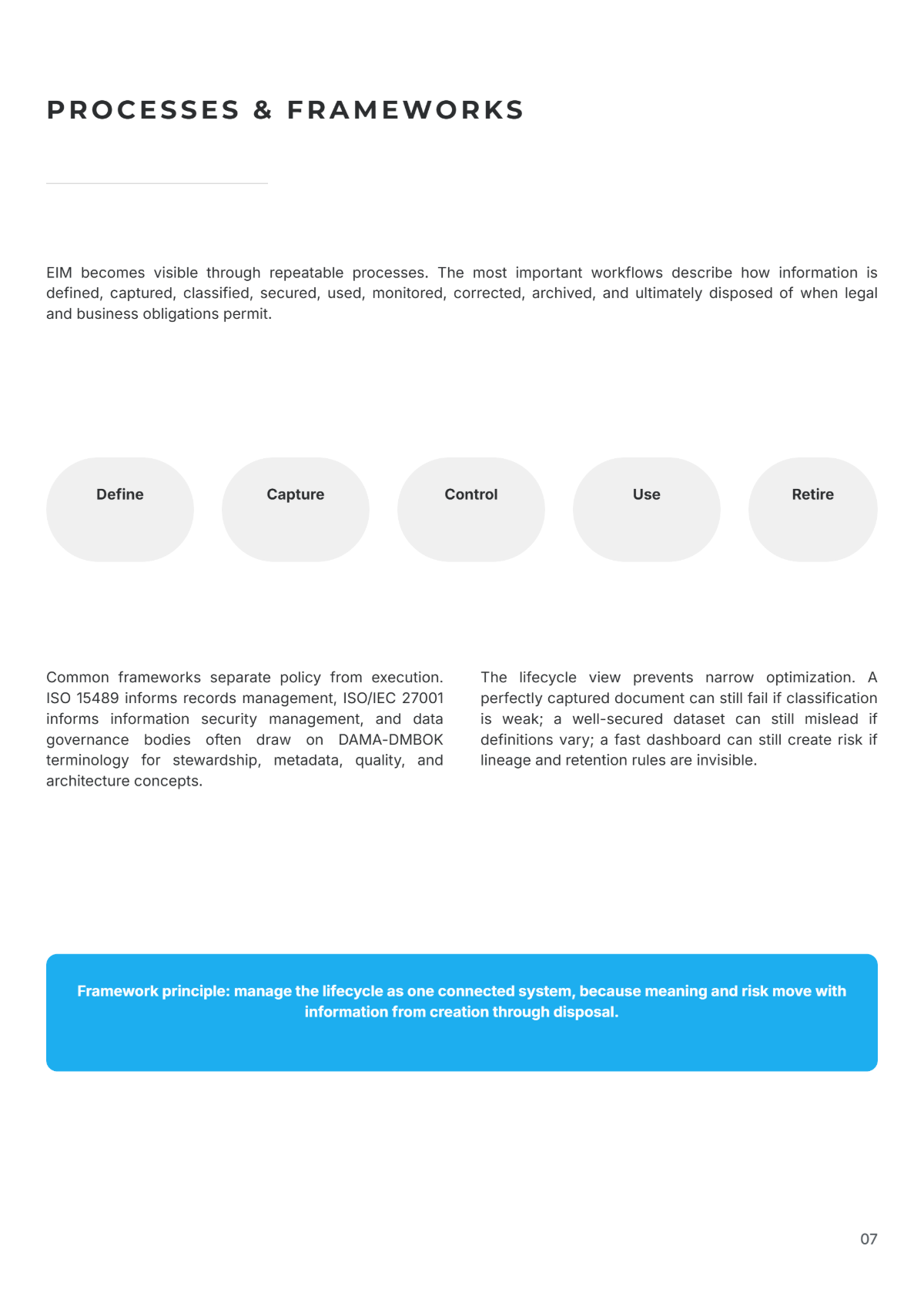 Free Information Management White Paper Template to Edit Online