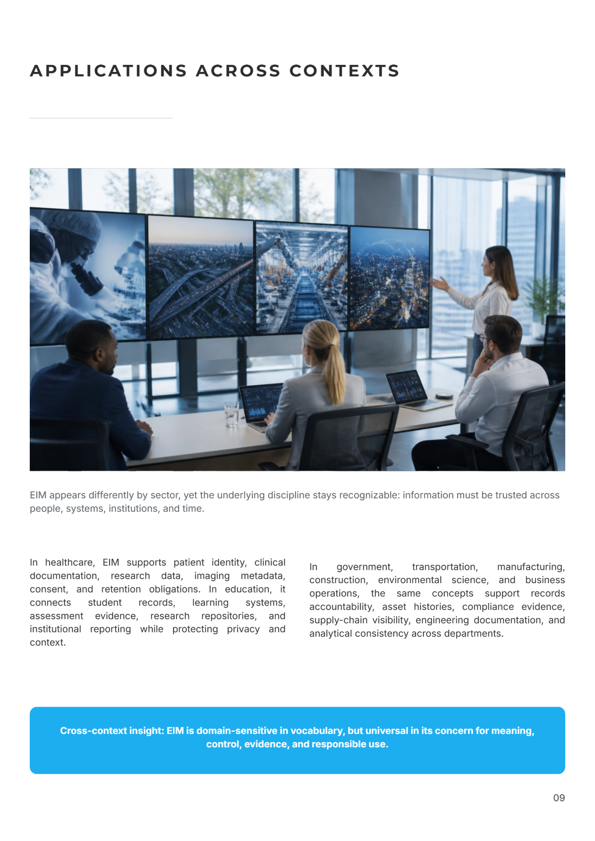 Free Information Management White Paper Template to Edit Online