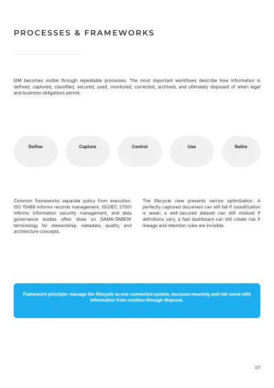 Free Information Management White Paper Template to Edit Online