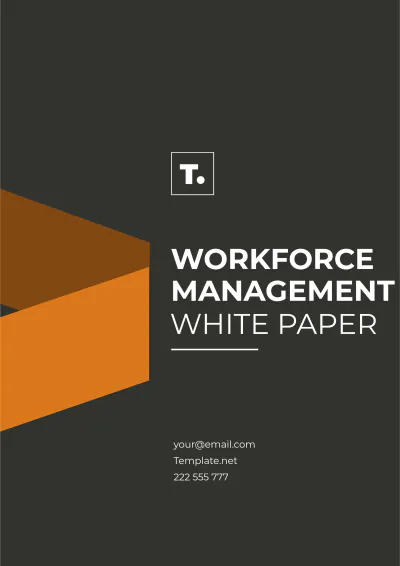 Free Workforce Management White Paper Template to Edit Online
