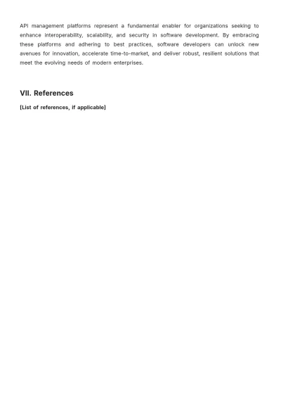 Free API Management White Paper Template to Edit Online