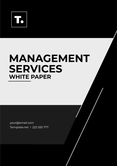 Free Management Service White Paper Template to Edit Online