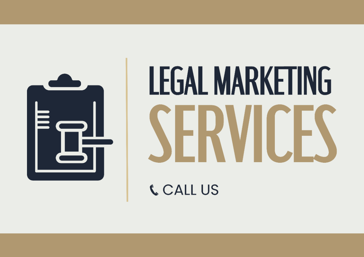 Law Firm Marketing Signage Template