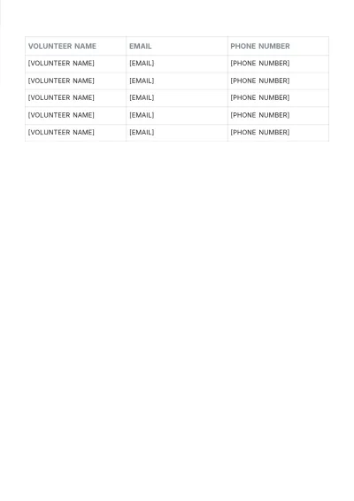 Free Girl Scout Roster Template to Edit Online