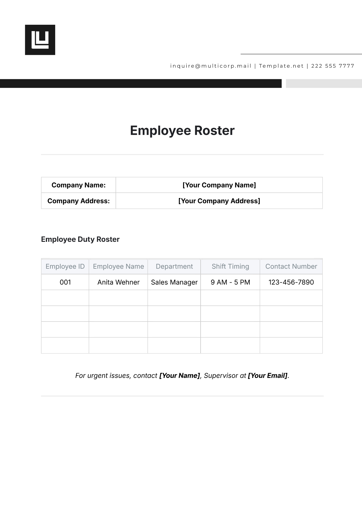 free-roster-templates-blank-roster-template-free