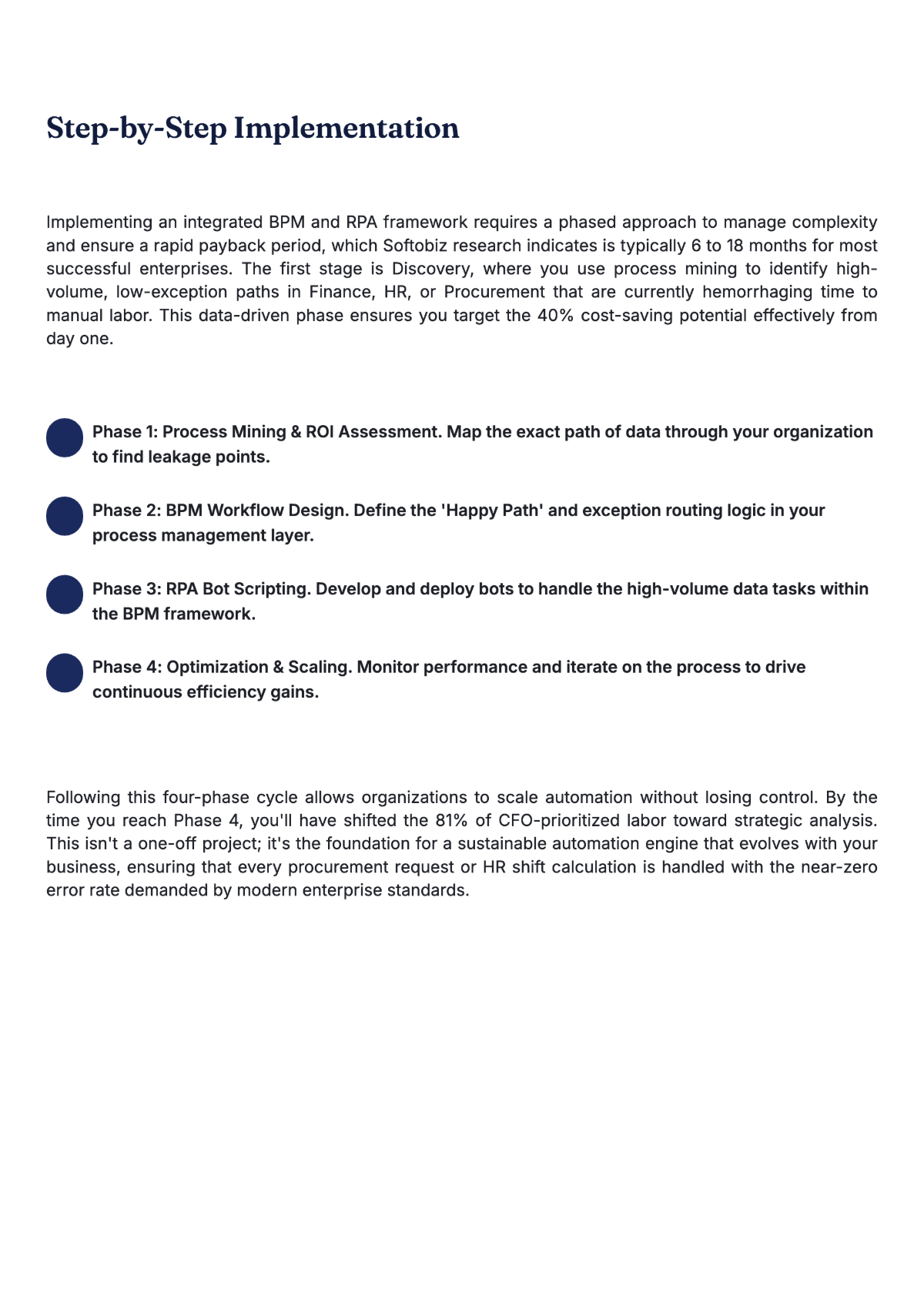 Free Business Process Management White Paper Template to Edit Online