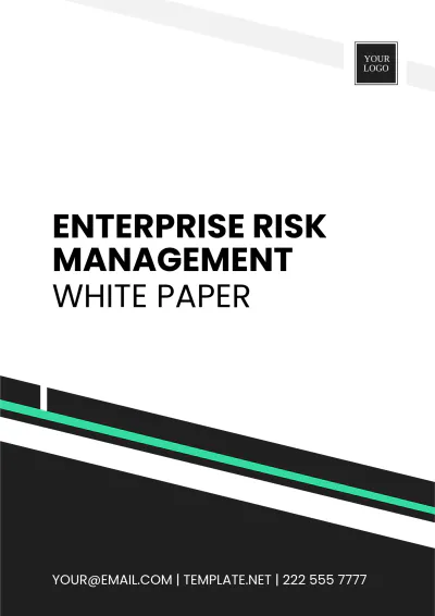Free Enterprise Risk Management White Paper Template to Edit Online
