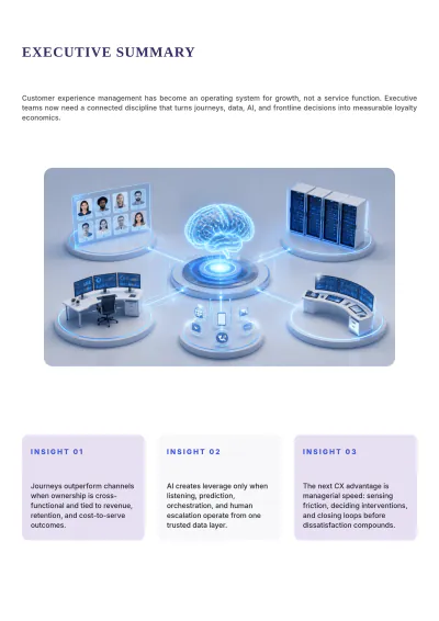 Free Customer Experience Management White Paper Template to Edit Online