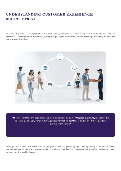 Free Customer Experience Management White Paper Template to Edit Online