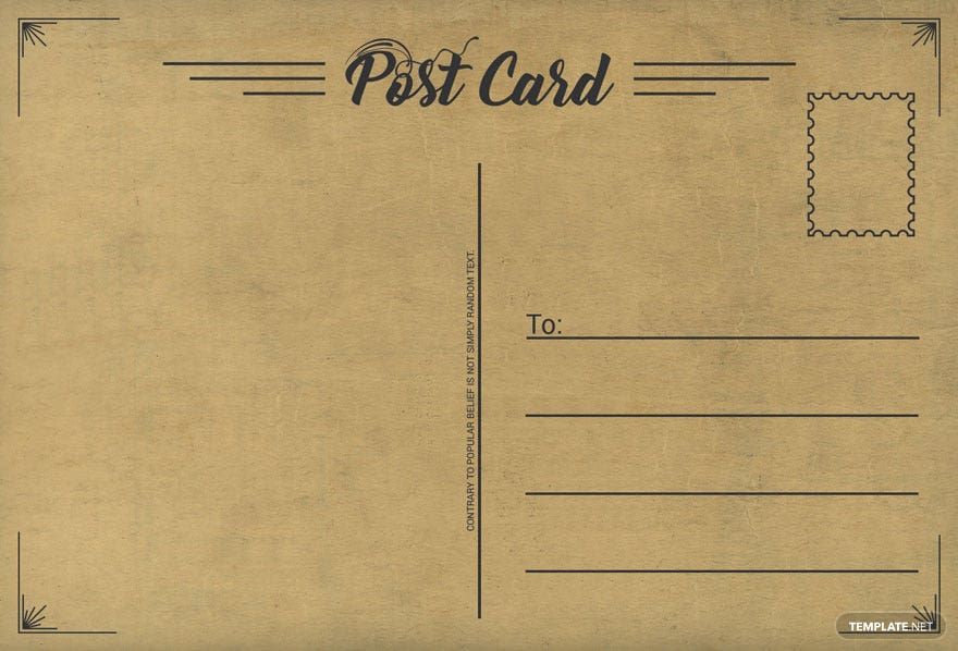 Free Editable Postcard Templates in Publisher to Download