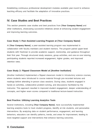 Free University White Paper Template to Edit Online