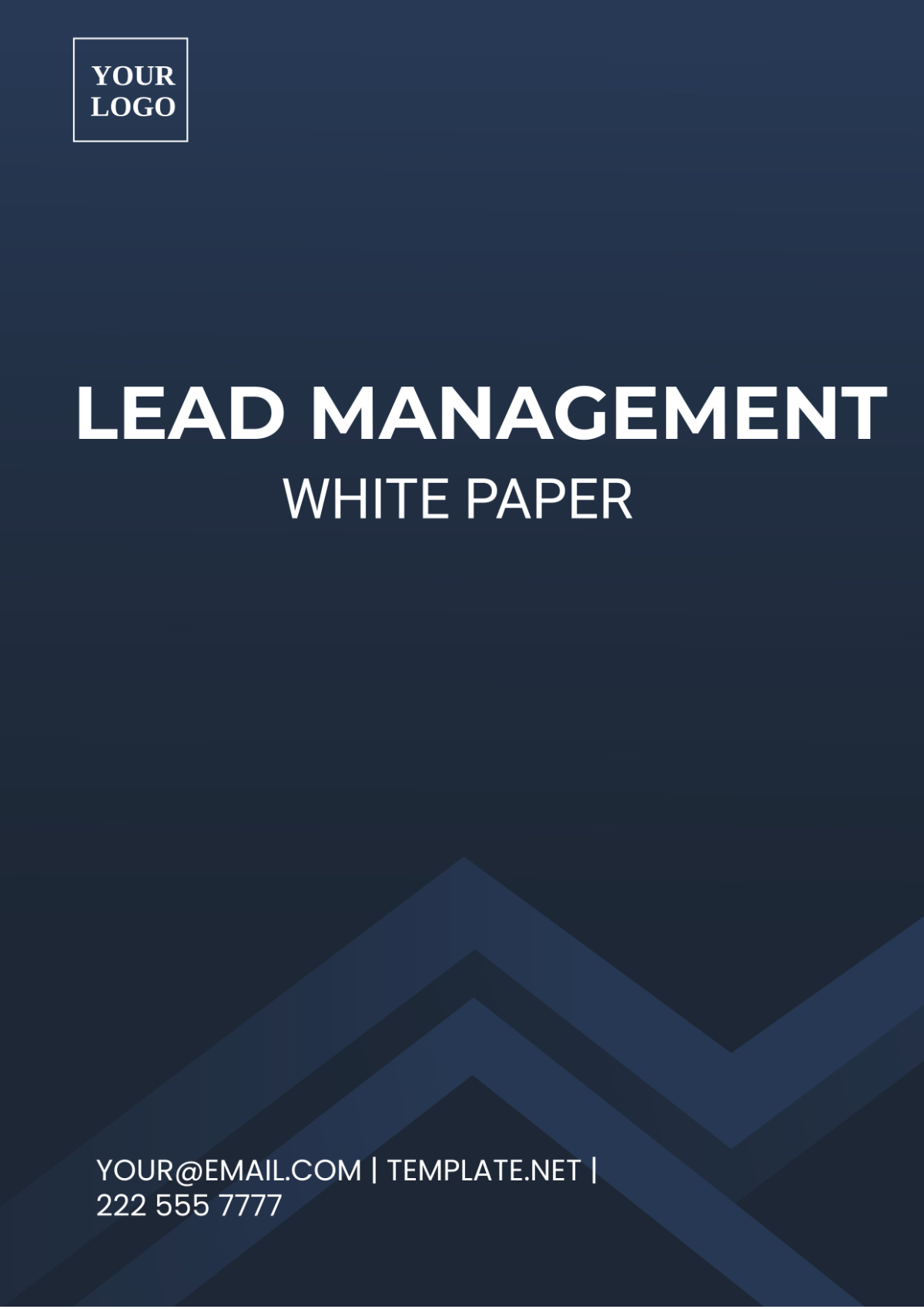 Lead Management White Paper Template
