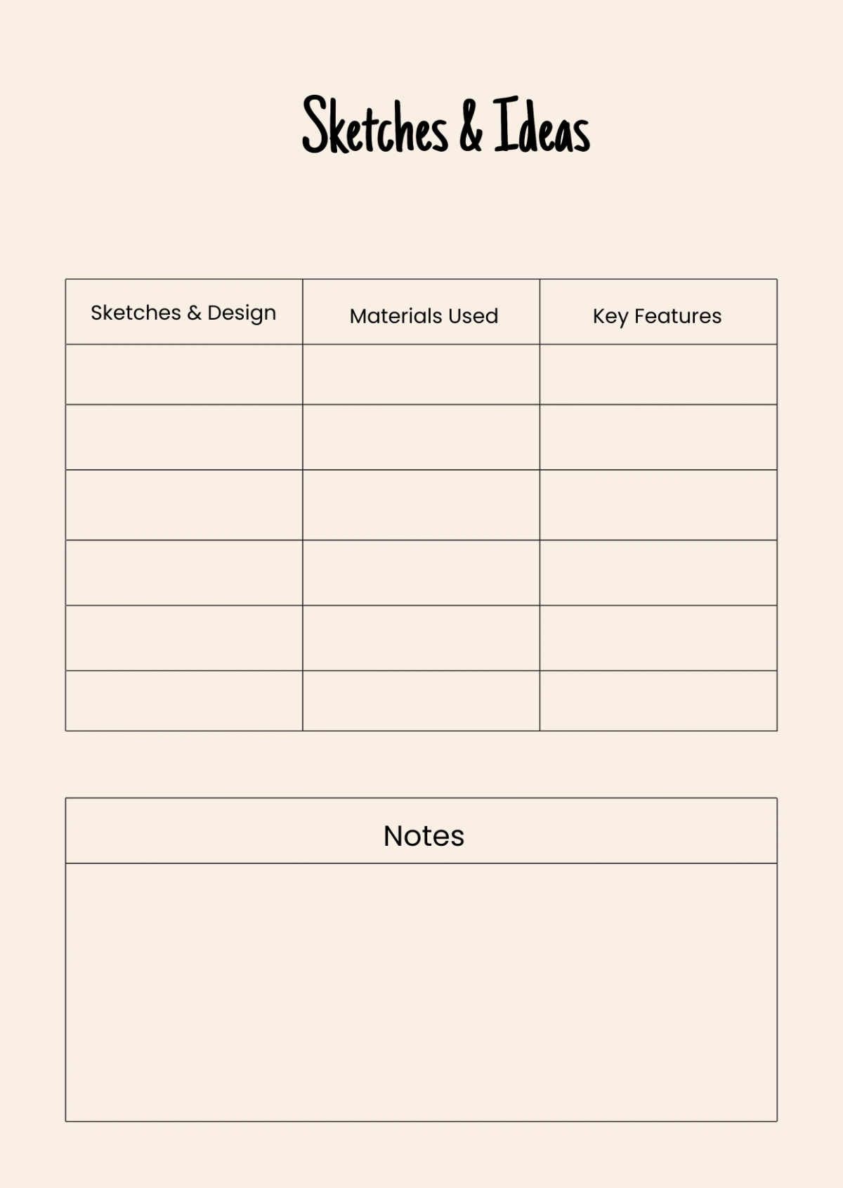 Free Architect Notebook Journals Template to Edit Online
