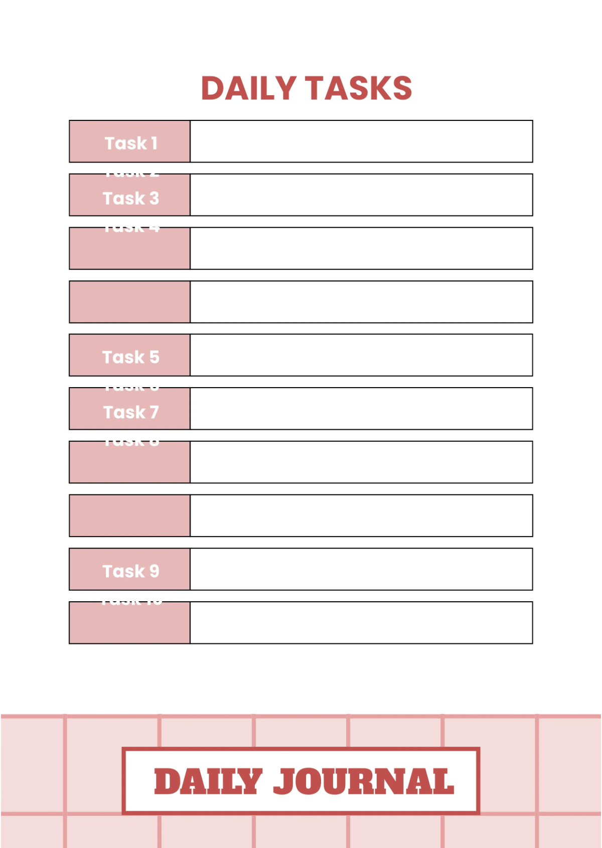Free Editable Notebook Journals Template to Edit Online