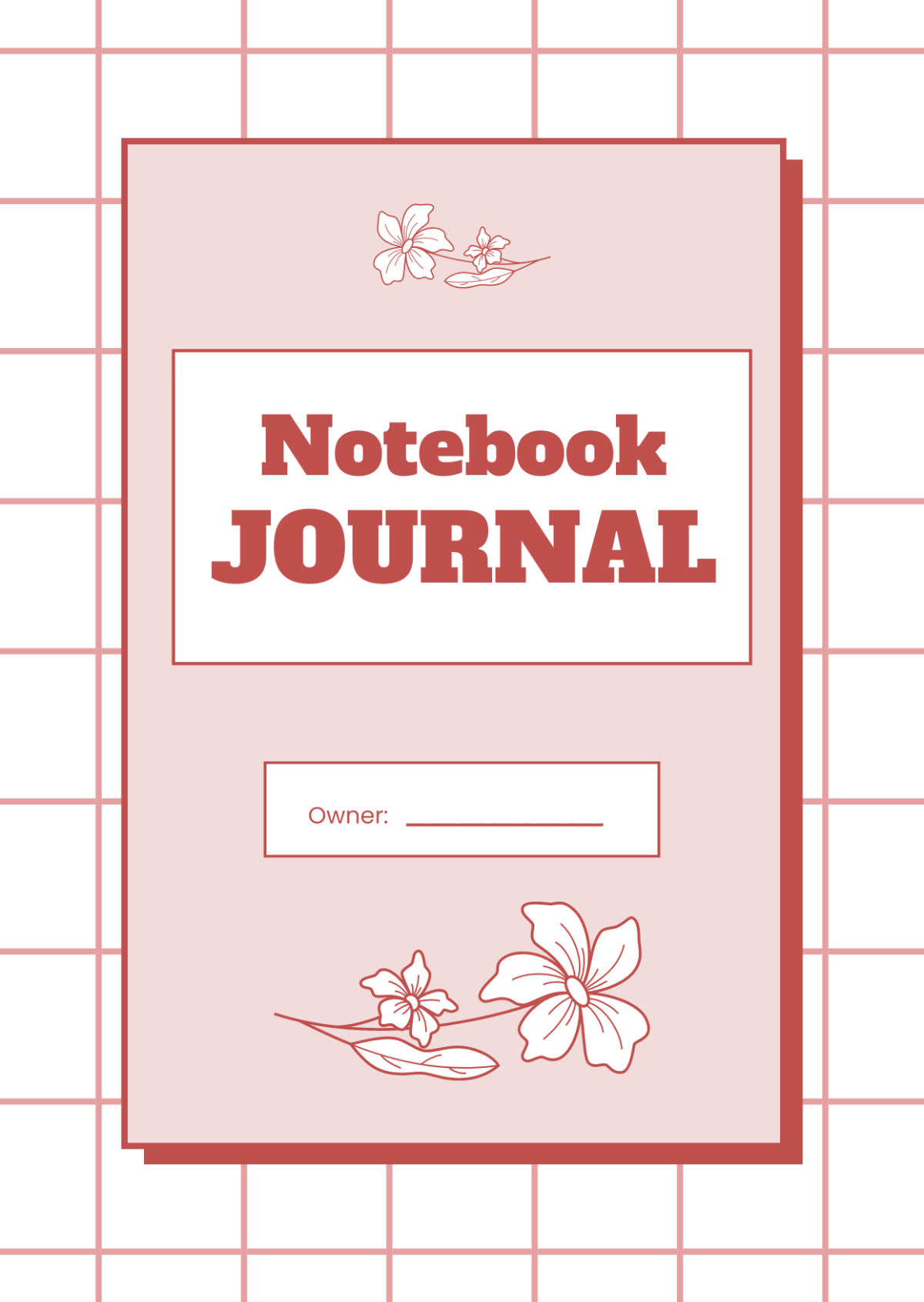 Free Editable Notebook Journals Template