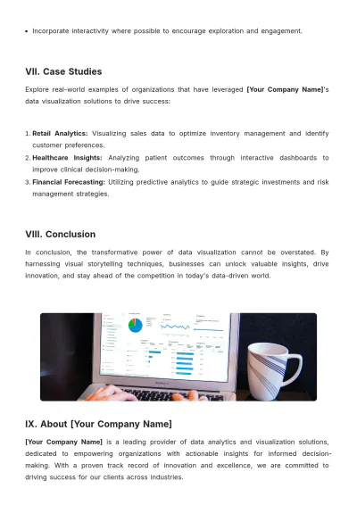 Free Data Visualization White Paper Template to Edit Online