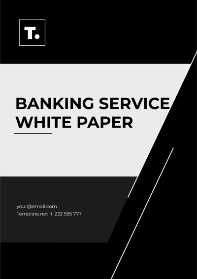 Free Banking Service White Paper Template to Edit Online
