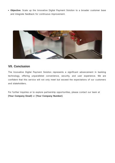 Free Banking Service White Paper Template to Edit Online