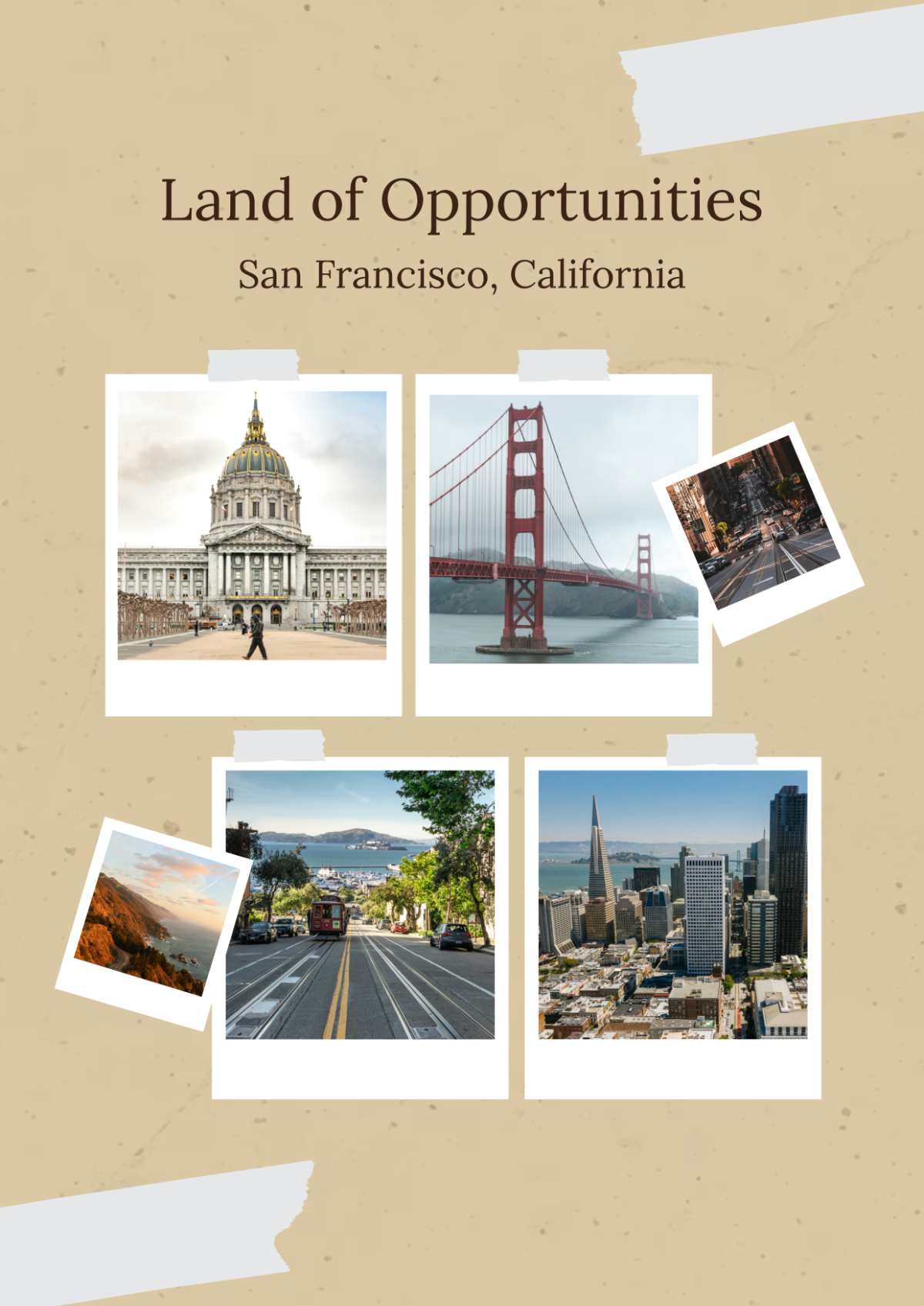 Free San Francisco Photo Collage Template