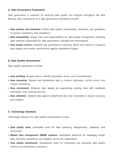 Free Data Quality White Paper Template to Edit Online