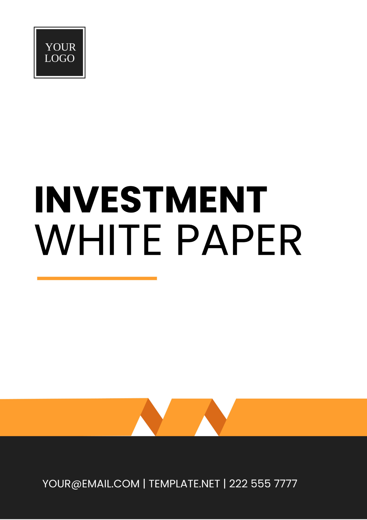 Investment White Paper Template