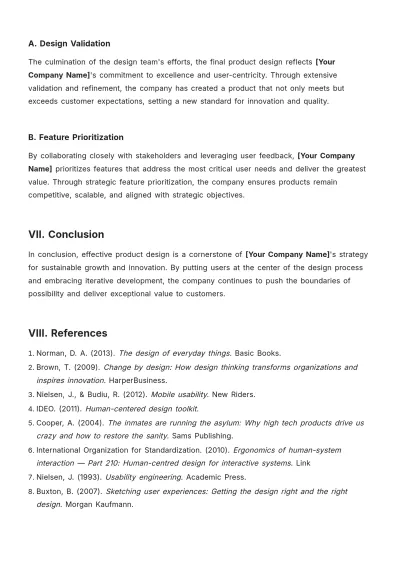 Free Product Design White Paper Template to Edit Online