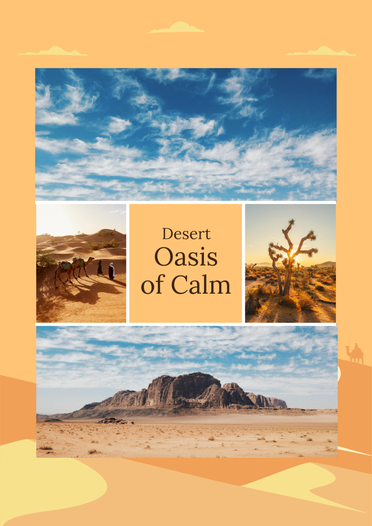 Desert Photo Collage