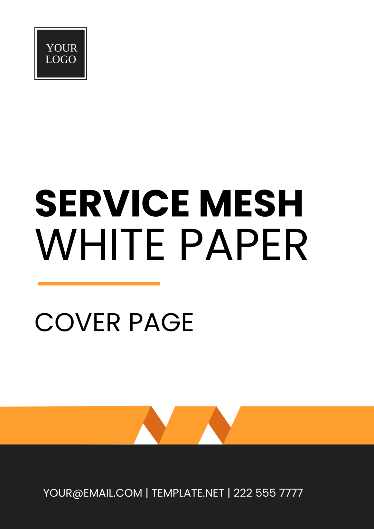 Service Mesh White Paper Cover Page Template