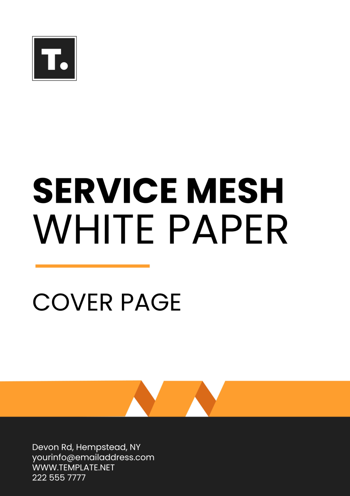 Service Mesh White Paper Cover Page