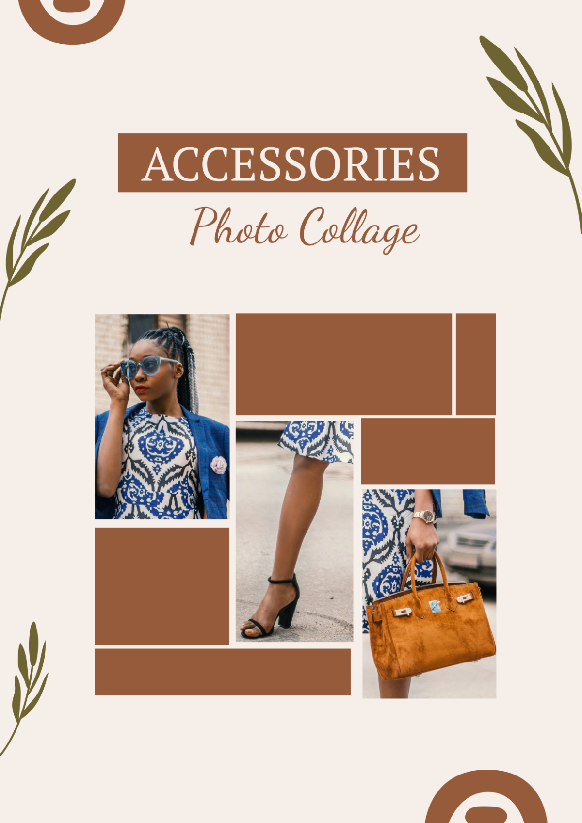 Free Accessories Photo Collage Template