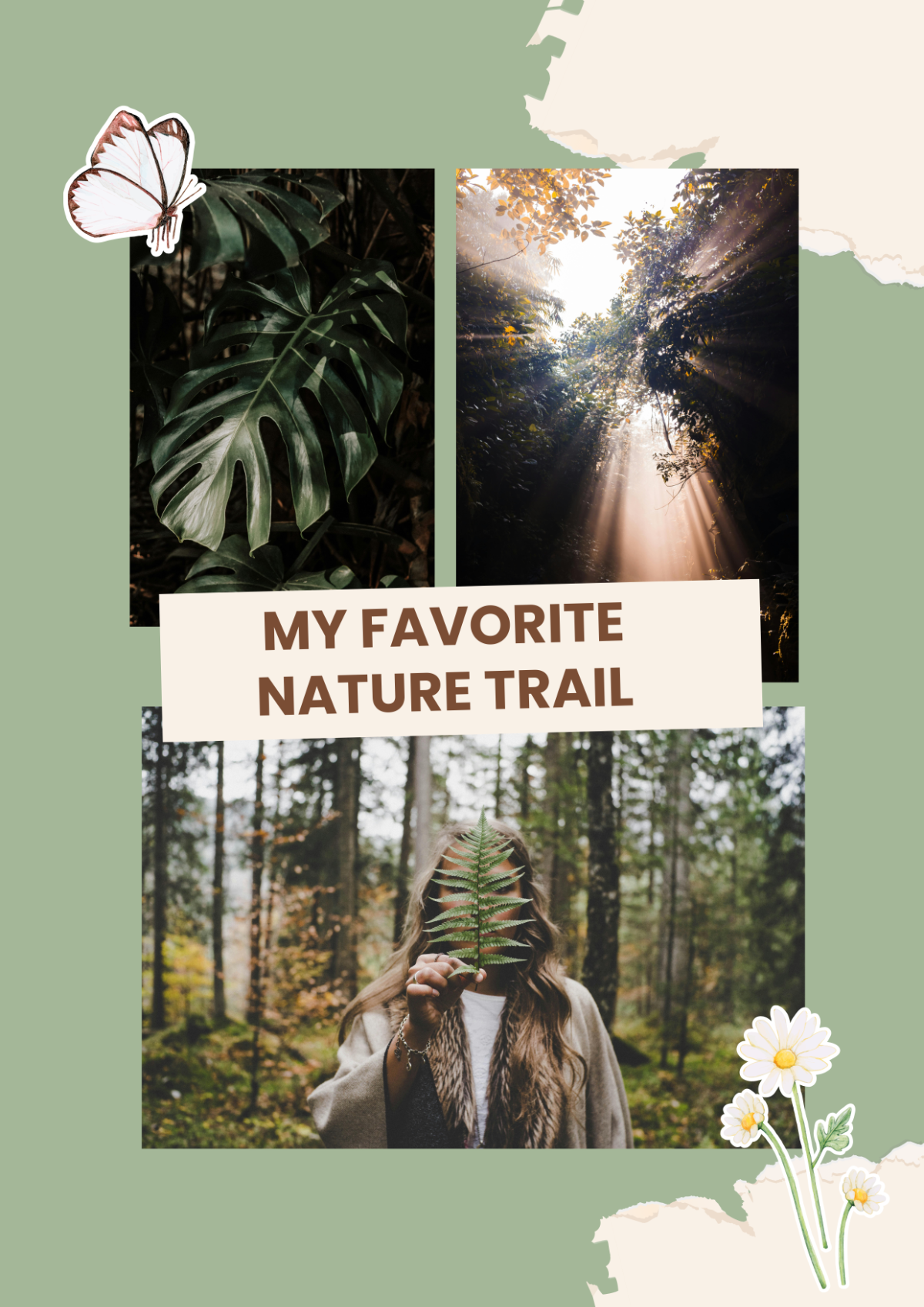 Nature Photo Collage Template