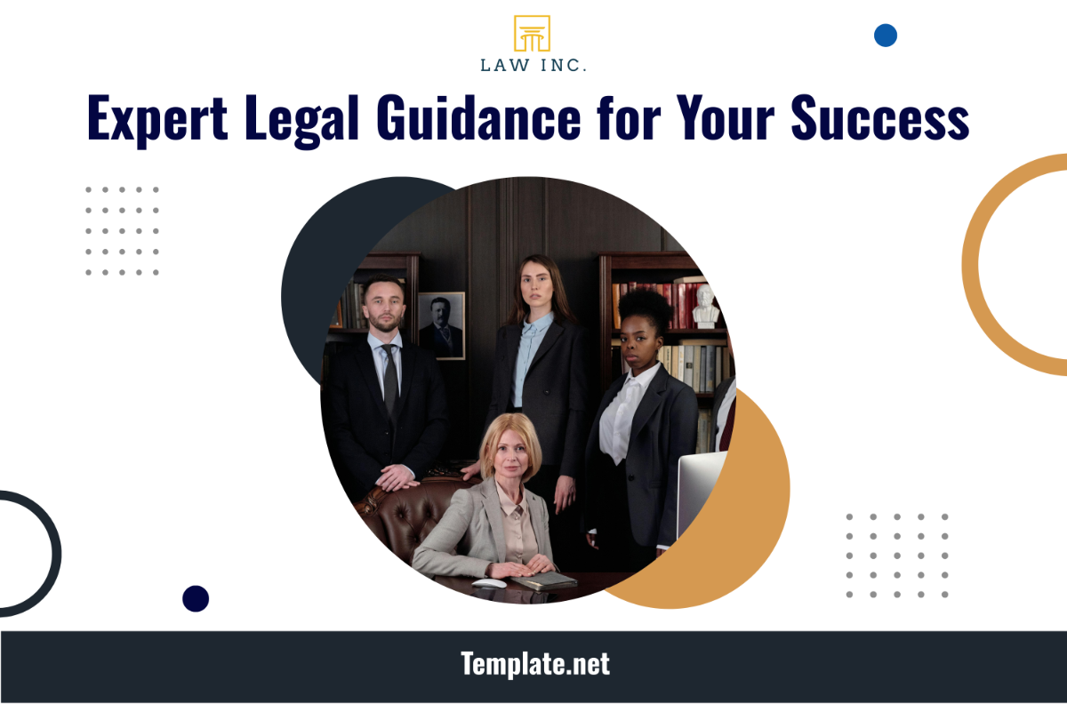 Law Firm Attorney Banner Template