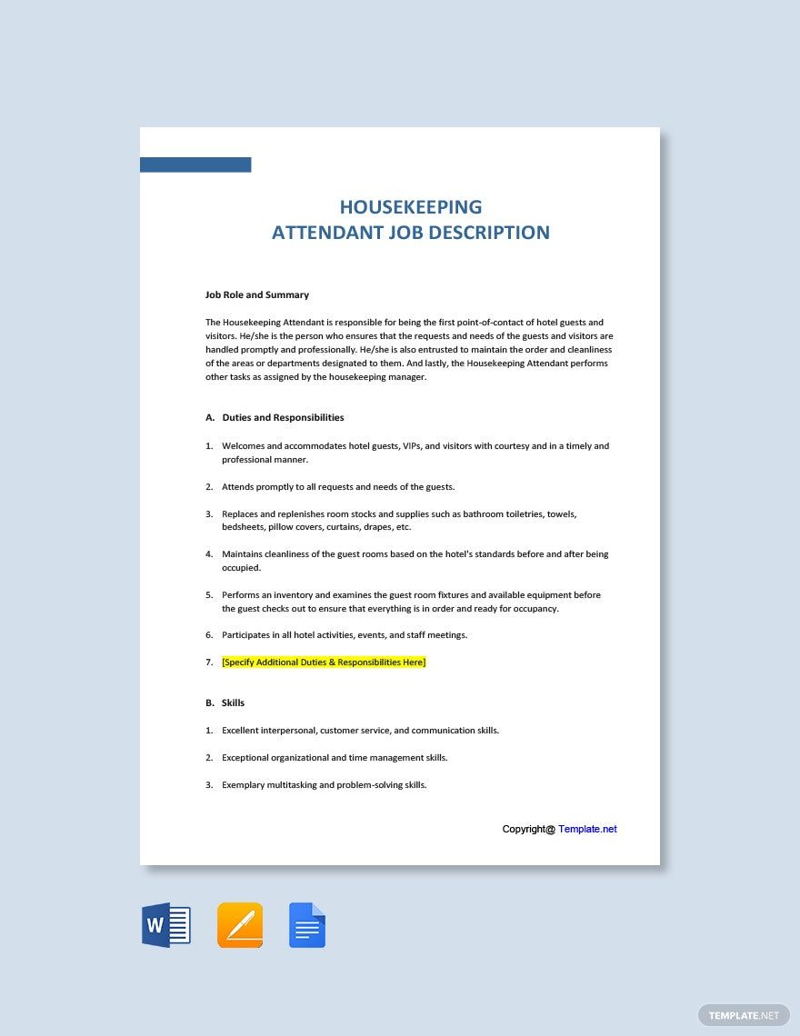 housekeeping-attendant-job-ad-and-description-template-download-in