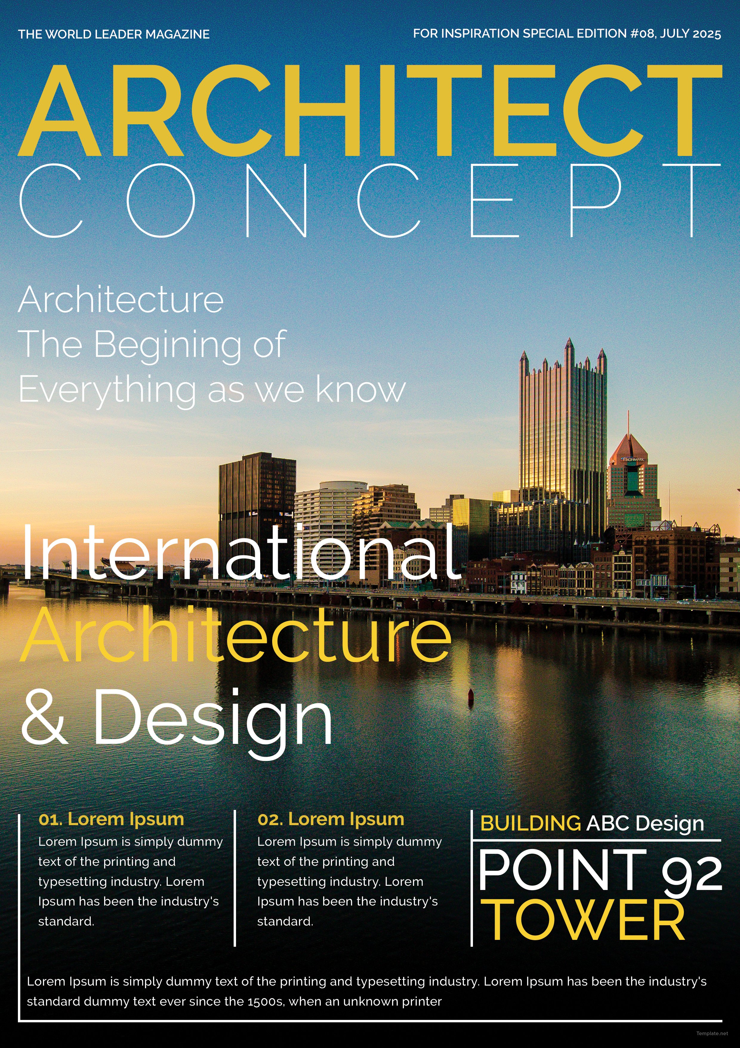 Architect Magazine Cover Page 
