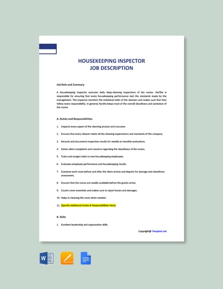 Property inspector job description uk