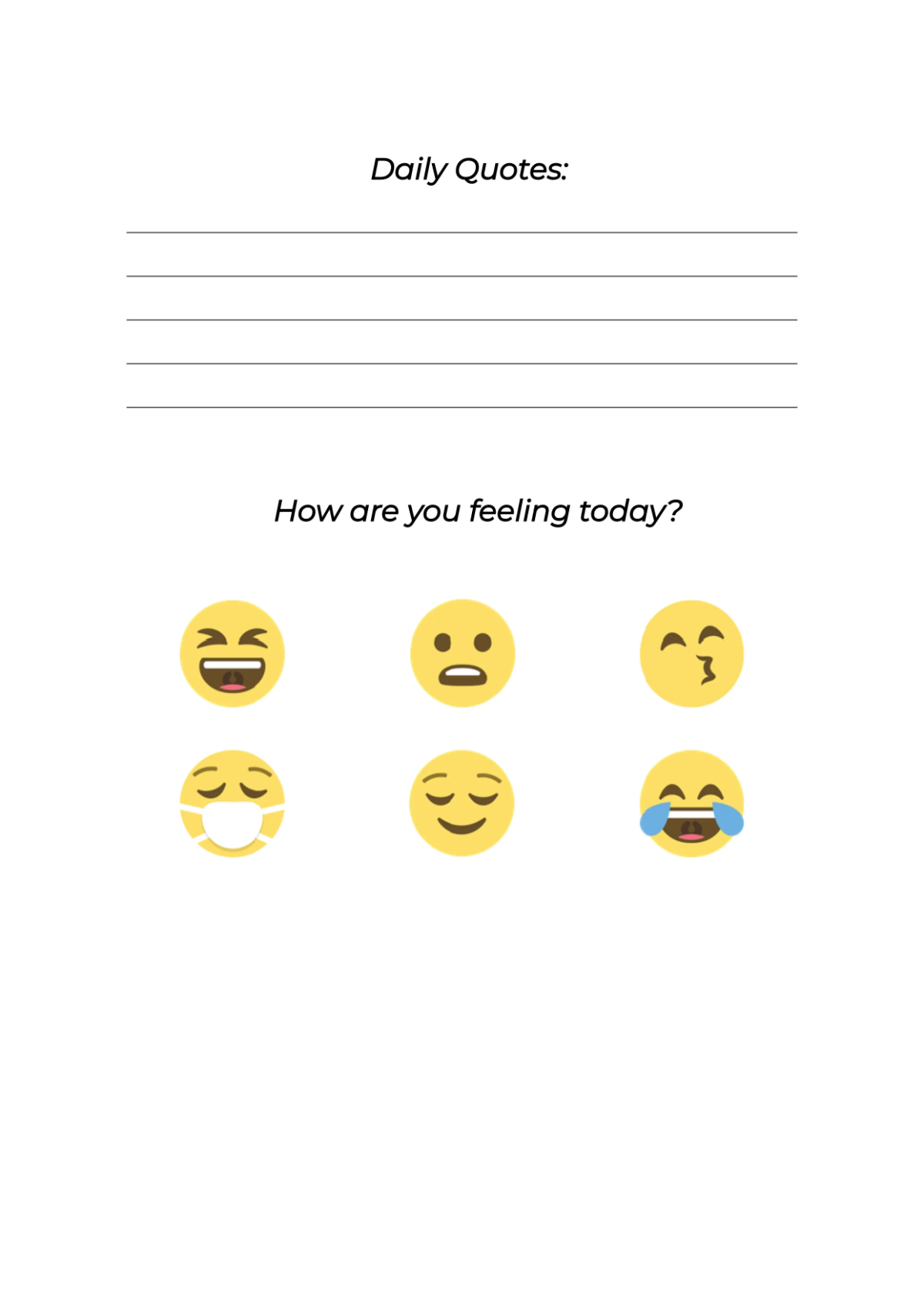 Free Spiral Notebook Journals Template to Edit Online