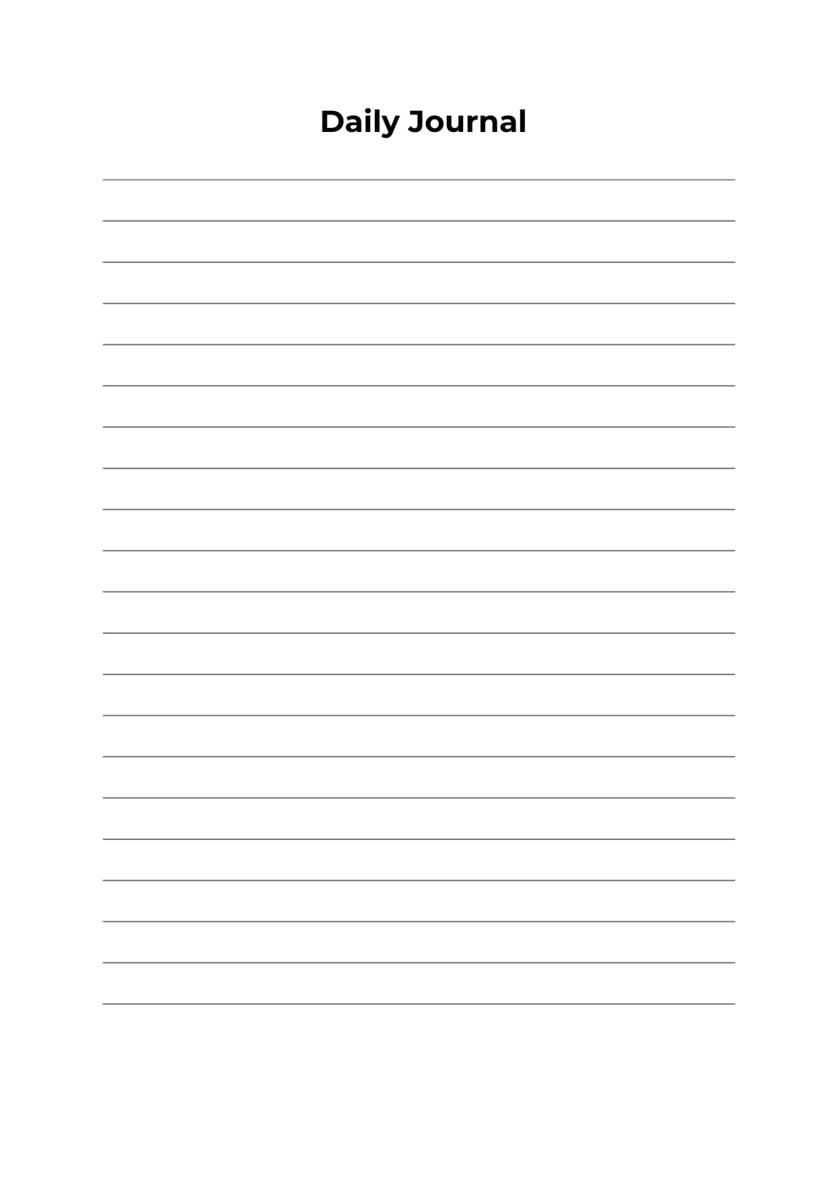 Free Spiral Notebook Journals Template to Edit Online