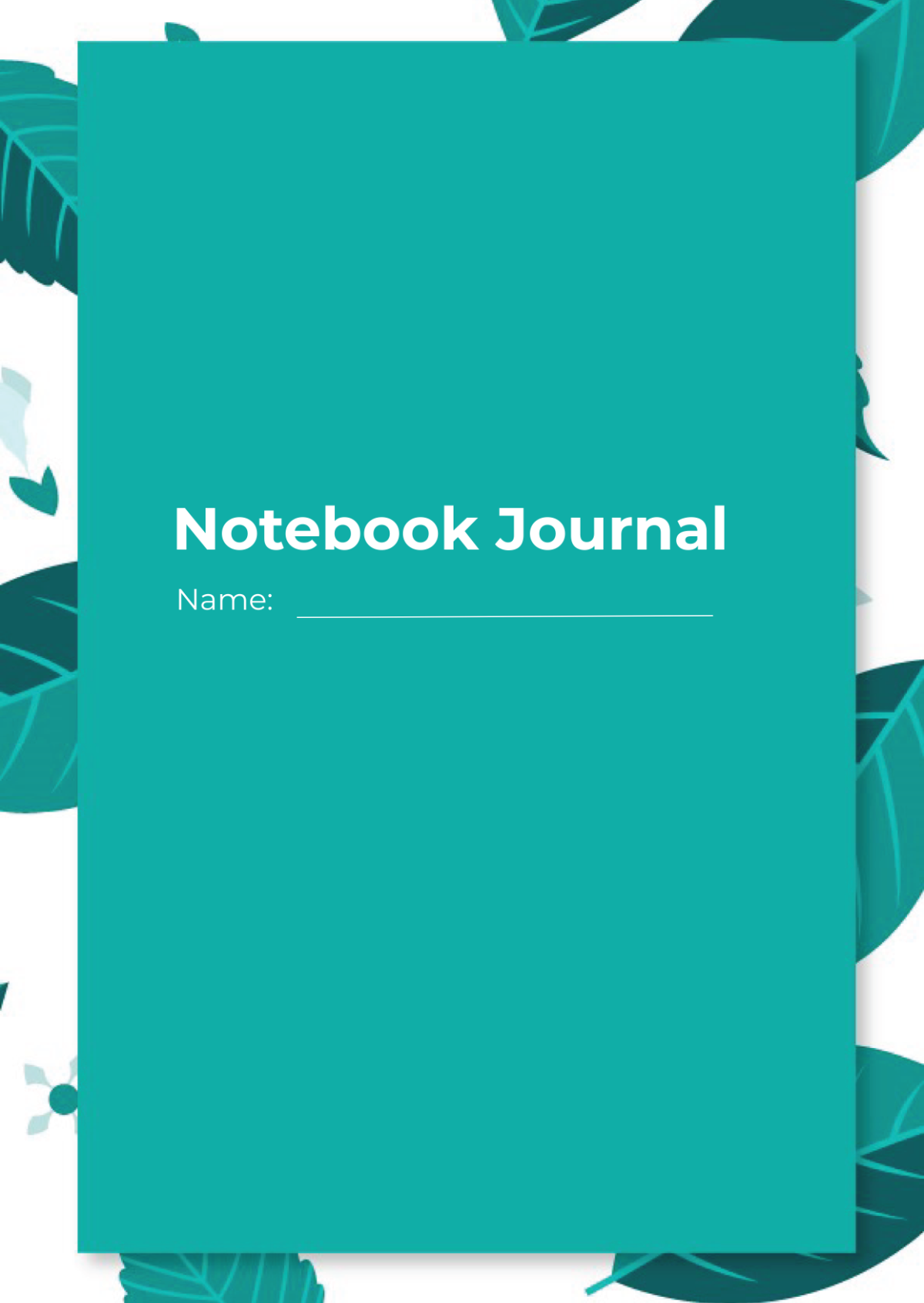 Free Spiral Notebook Journals Template