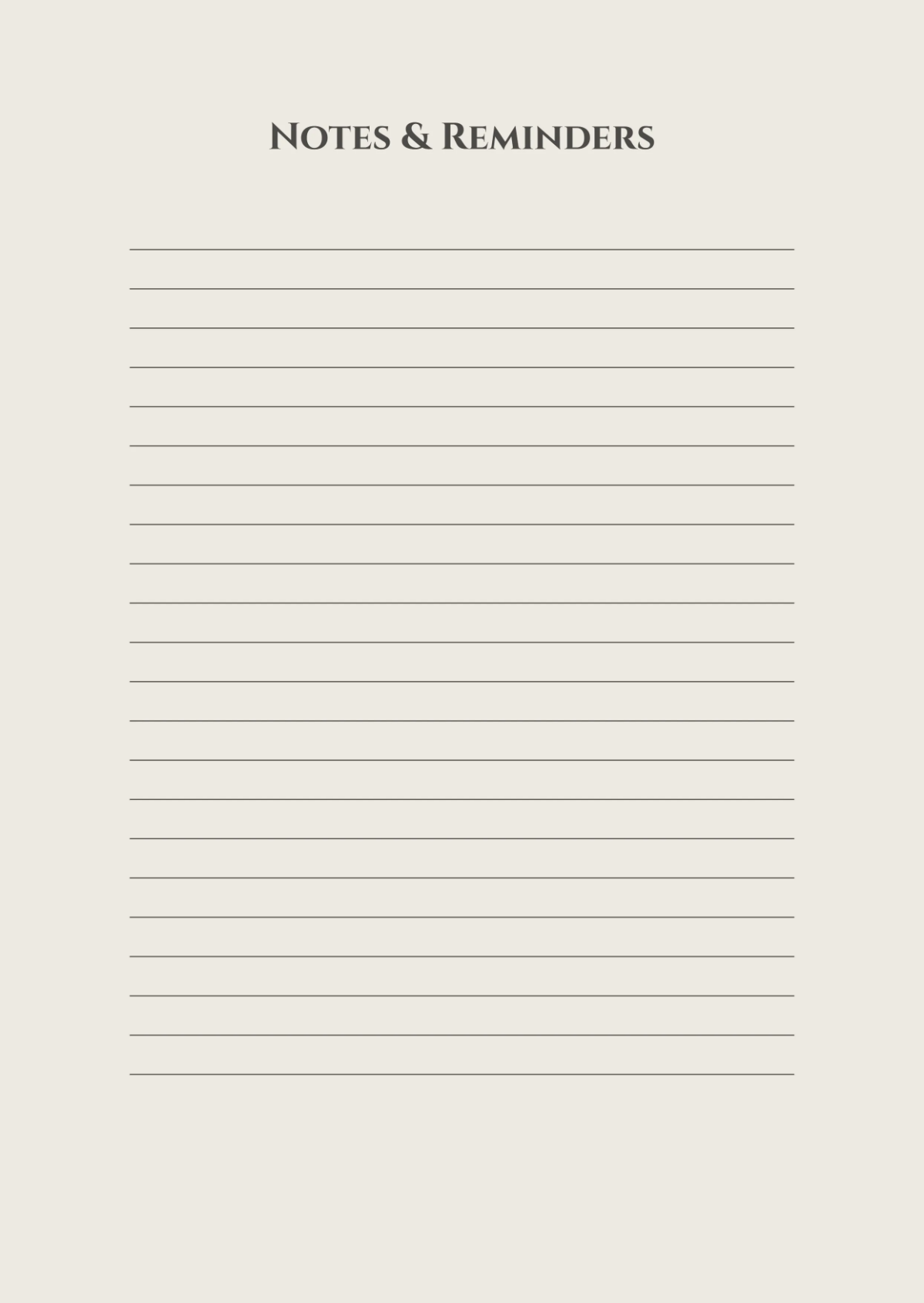 Free Aesthetic Notebook Journals Template to Edit Online