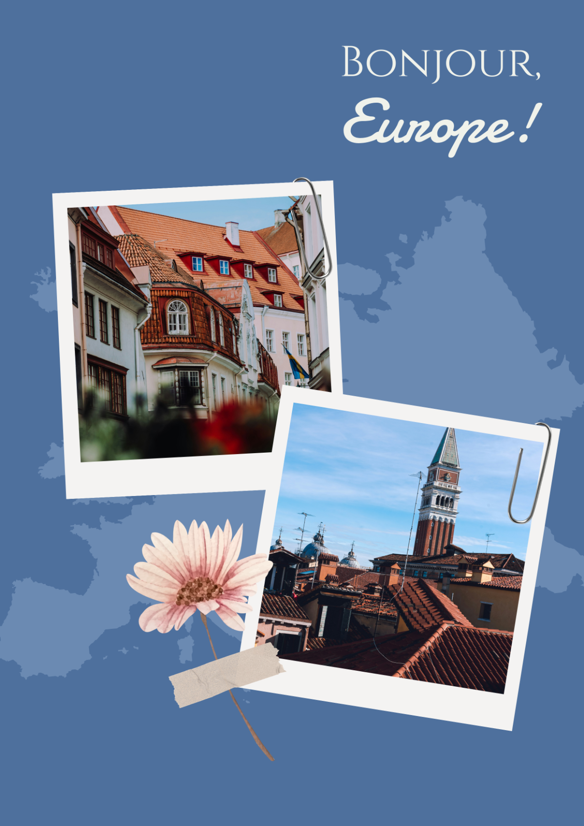 Europe Photo Collage