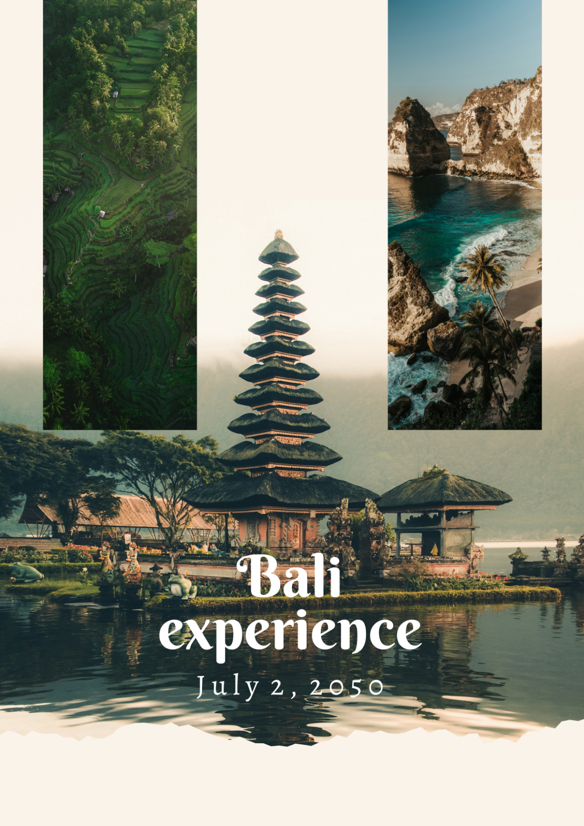 Bali Collage Template