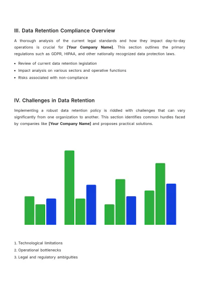 Free Data Retention White Paper Template to Edit Online